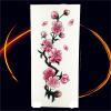 2pcs Lily Sweatpea Flower Temporary Tattoo Stickers For Women Body Art Arm Girl Waist Waterproof Tattoo Sticks(Pink) view 2