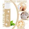 50 PCS Valentine's Day Appreciation Gifts Lip Balms Bulk,Thank You Staff Gifts Lips Care Products for Team Coworkers Teacher Party Volunteers Employee Leaving Farewell view 3