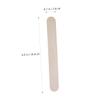 Baluue 1pcs Wooden Wax Applicator Sticks for Hair Removal Smooth Waxing Spatula Tongue Depressors Tool for Salon Home Use view 3