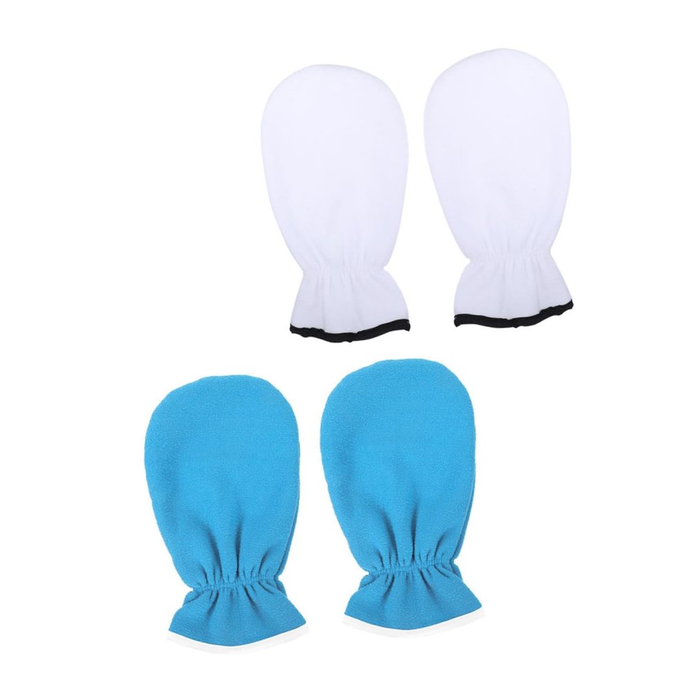 Didiseaon 2pairs Exfoliating Glove of Reusable Paraffin Mitts for Hand Care Mechanic Gloves for Cleaning Cera para