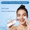 GUGUG Skin Scrubber 4-in-1 Waterproof Facial Spatula for Deep Cleansing, Blackhead Removal Tools, Pore Cleaner for Face view 3