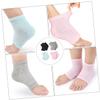 Didiseaon Heel Repair Socks 4 Pair Set Moisturizing Gel Dry Cracked Flexible Comfortable Toeless view 3