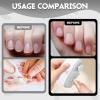 3 in 1 Automatic Nail Clipper Polisher, Toenail Trimmer for Seniors Adults, Safe Convenient Electric Nail Trimmer Cutter Nail File Clip Storage 2 Speeds, White view 4