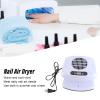 Nail Dryer for Polish and Gel, 300W Fast Drying Fan with Auto Sensor, Hot and Cold Air Nail Drying Machine for Home and Salon Use view 3