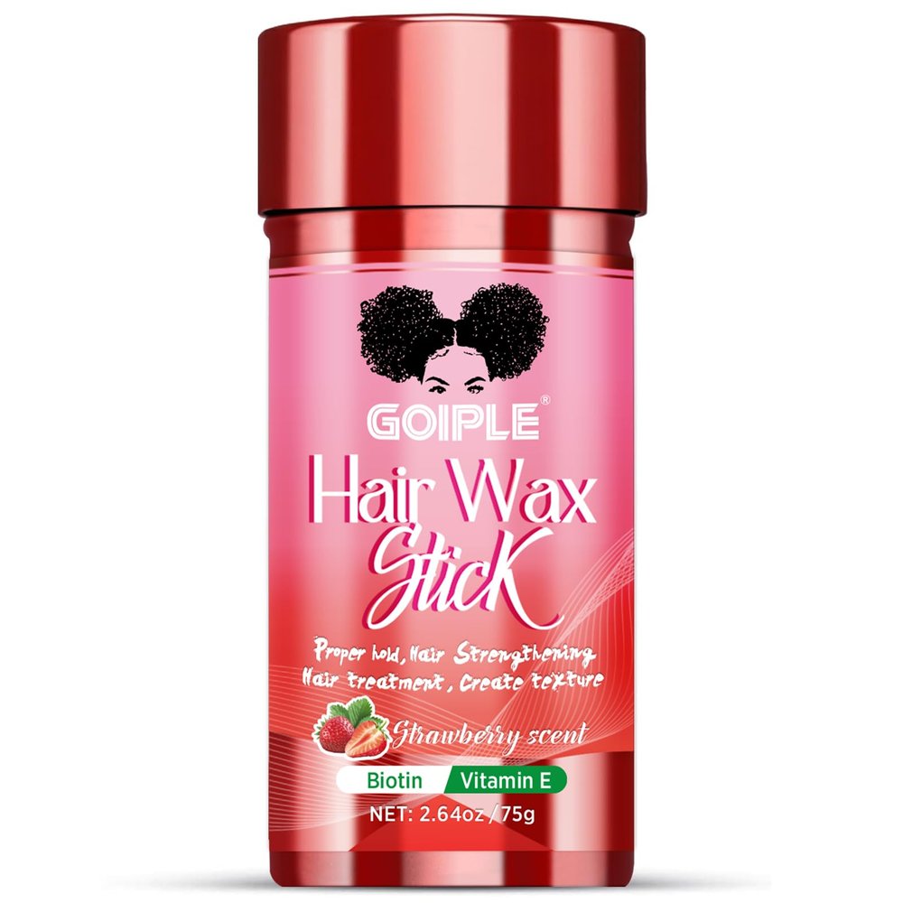 Goiple Hair Wax Stick for Hair Non-greasy Styling Hair Pomade Stick - Hair Styling Waxes Nourishing Accessories for Men Women & Kids, Wax Stick for Flyaways - Hair Care Slick Back Stick