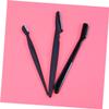 Baluue 3pcs Stainless Steel Eyebrow Razor Set Portable Eyebrow Trimmer Makeup Tool Kit for Women Girls Lightweight and Non-Slip view 3
