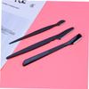 Baluue 3pcs Stainless Steel Eyebrow Razor Set Portable Eyebrow Trimmer Makeup Tool Kit for Women Girls Lightweight and Non-Slip view 4