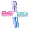 FOMIYES 4pcs Hand Fingernail Scrub Brush for Cleaning Manicure and Pedicure Comfortable to Hold Handle Flexible Bristles for Toes Kitchen Bathroom Travel view 1