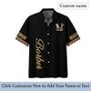 Casual Barber Hawaii Shirt Customizable Black Hair Cutting Tools Button Down Shirt Hair Cutting Tools Hawaiian Tshirt 4XL view 2