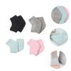 Didiseaon 4pairs Gel Heel Socks for Moisturizing and Repair Breathable Heel Protectors for and Open Toe Design Black Gray Green view 2