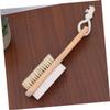 Didiseaon Feet Pumice Brush Pig Hair Bristles Double-Sided Foot File for Dead Skin Removal Pedicure Brush Portable Foot Scraping Plate view 3