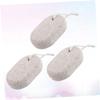 Didiseaon 3pcs Pumice Stone Foot Care Natural Callus Remover for Hard Skin Dead Skin Exfoliation and Pedicure Tools Foot File for view 3
