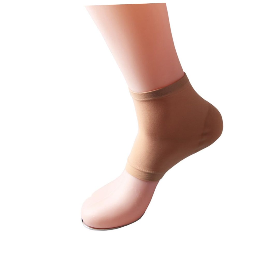 Didiseaon Moisturizing Spa Socks Heel Socks for Dry Hard Cracked Skin Open Toe Anti-Chafing Comfortable Elastic Fit