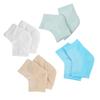 Didiseaon 4pairs Unisex Breathable Ankle Socks Moisturizing Gel for Dry Heel Protection view 1