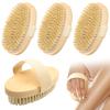 4 Pcs Dry Brushing Body Brush Exfoliating Body Brush Dry Brushing Body Brush for Lymphatic Drainage Back Circulation Improvement Dead Skin Remove Beauty Exfoliator view 1