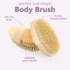 4 Pcs Dry Brushing Body Brush Exfoliating Body Brush Dry Brushing Body Brush for Lymphatic Drainage Back Circulation Improvement Dead Skin Remove Beauty Exfoliator view 4