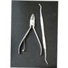Didiseaon 2pcs Stainless Steel Cuticle Remover Tool Professional Nail Manicure Scissors Plier Dead Skin Removal Rasp for Nail Growth view 1