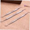 Didiseaon 2pcs Stainless Steel Cuticle Remover Tool Professional Nail Manicure Scissors Plier Dead Skin Removal Rasp for Nail Growth view 2