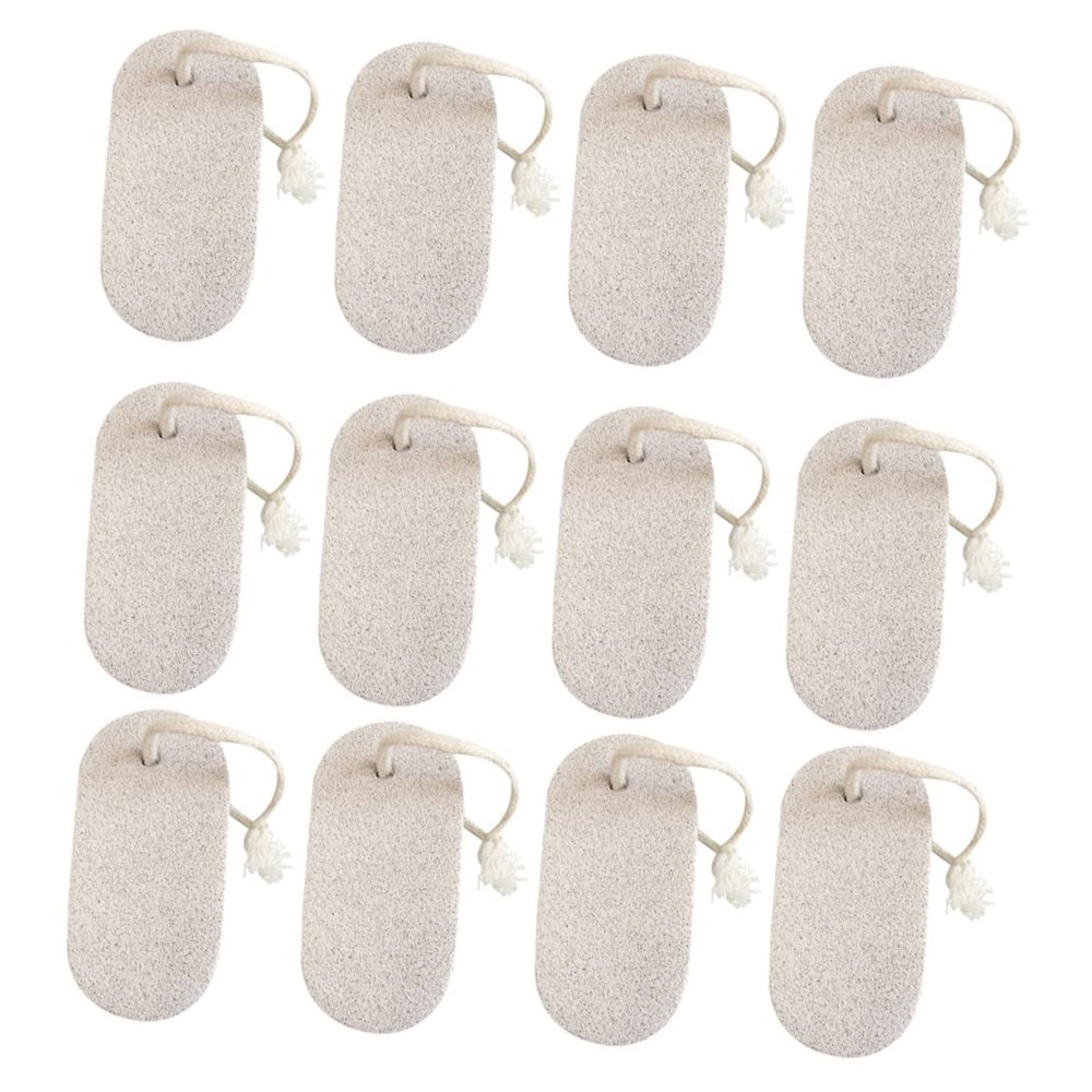 ASAKKURA 20pcs Volcanic Stone Foot Rubbing Pumice for Dead Skin Removal Natural Foot Care Exfoliation Tool for Smooth Heels and Callus Treatment