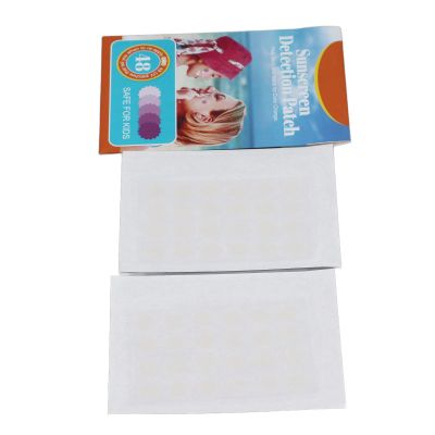 48 Pcs Sun Screen Detection Patch, Stickers Color Changing Sun Screen Reapply Reminder Detection Patch for Outdoor