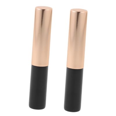 ASAKKURA 1pcs Portable Silicone Lip Brush Applicator for Lipstick and Lip Gloss Round Tip Design Dust Cap for Makeup Lovers and Professionals Black