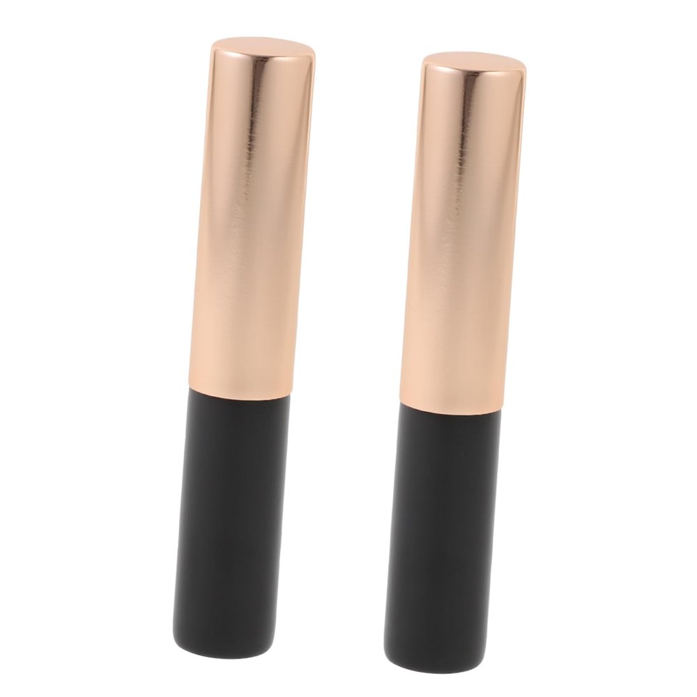 ASAKKURA 1pcs Portable Silicone Lip Brush Applicator for Lipstick and Lip Gloss Round Tip Design Dust Cap for Makeup Lovers and Professionals Black