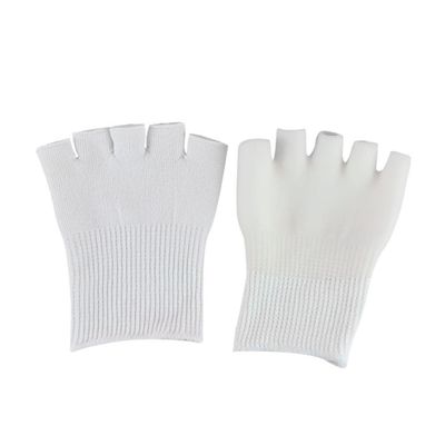 ASAKKURA Gel Toe Socks for Women Moisturizing Spa Foot Care Supplies Anti-Slip Design Soft and Comfortable Gel Foot Palm Cover of White Toe Covers