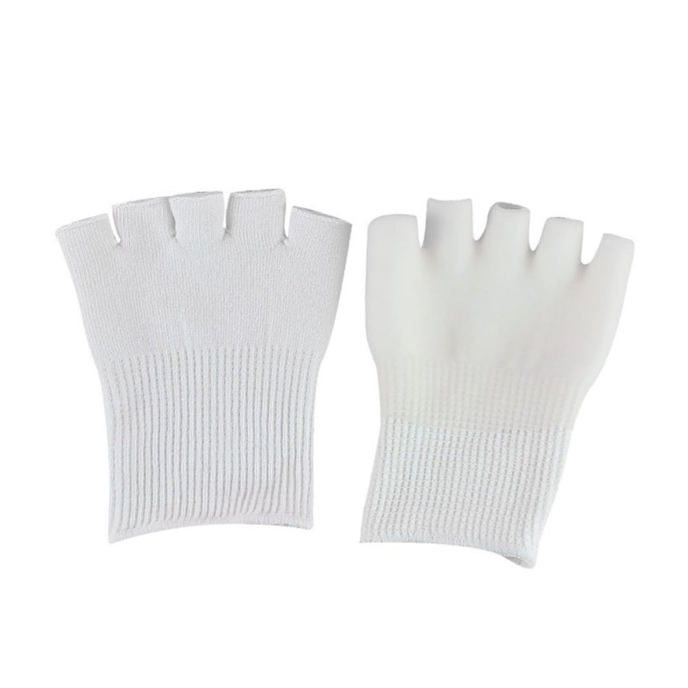 ASAKKURA Gel Toe Socks for Women Moisturizing Spa Foot Care Supplies Anti-Slip Design Soft and Comfortable Gel Foot Palm Cover of White Toe Covers