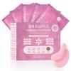 BRAWNA Under Eye Patches  Hydrogel Masks with Collagen, Peptides & Kojic Acid  For Puffy Eyes, Fine Lines, Dark Circles & Brightening  Rose  24 Pairs view 1