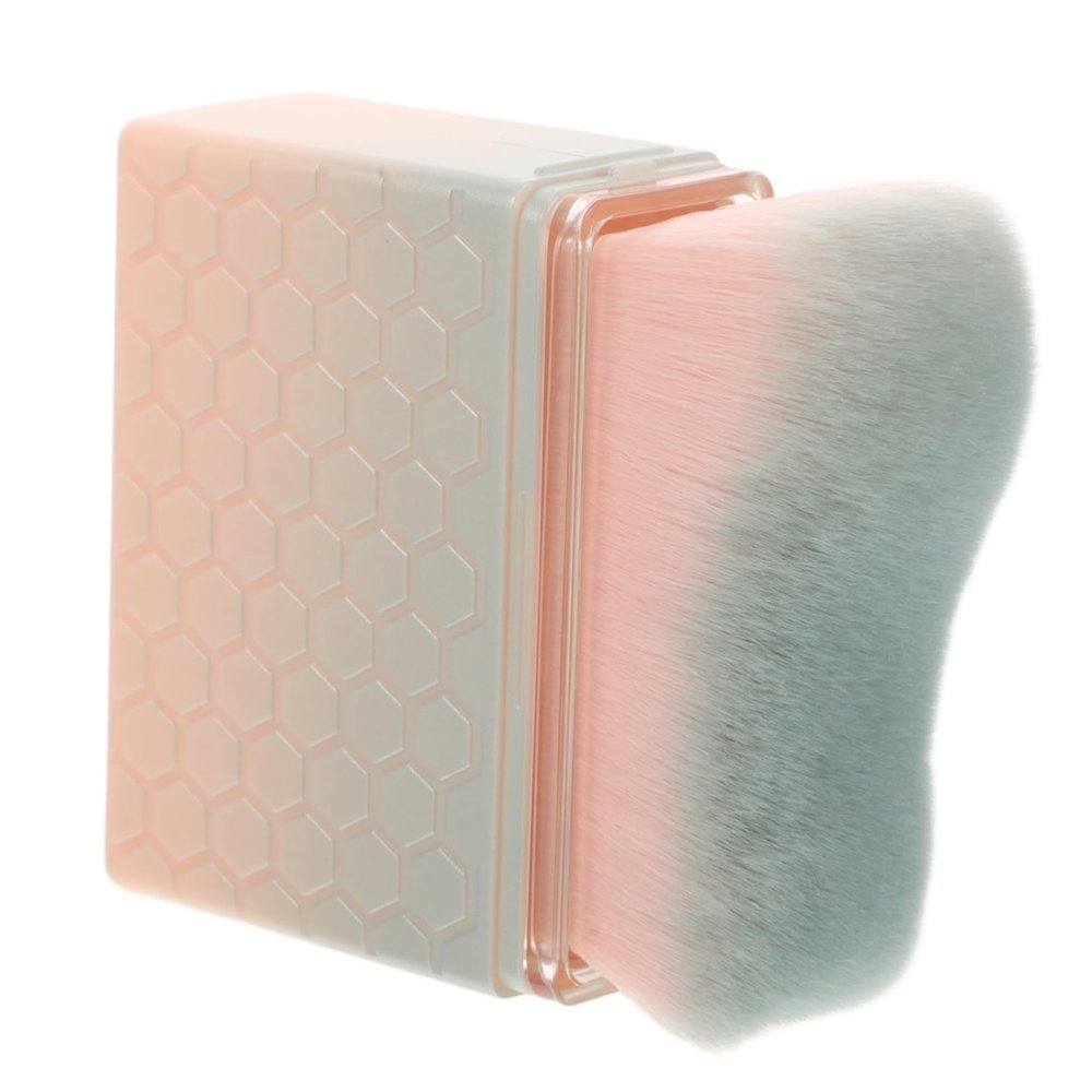 Beatifufu Self Tanning Brush Portable Wave-shaped Body Makeup Tool for Effortless Application Soft Bristles for Smooth Finish Versatile Foundation Blush Use Convenient Travel