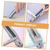 PLAFOPE 3pcs Eyebrow Pencil Sharpening Tool Durable Duckbill Pencil Sharpener Aid Device for Precise Makeup Application and Easy Use for Beginners and Professionals view 2