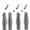 PLAFOPE 3pcs Eyebrow Pencil Sharpening Tool Durable Duckbill Pencil Sharpener Aid Device for Precise Makeup Application and Easy Use for Beginners and Professionals view 3
