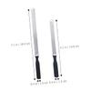IWOWHERO Stainless Steel Nail File Set 2pcs Nail Scissor File Metal Manicure Art Tools view 3