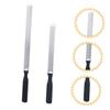 IWOWHERO Stainless Steel Nail File Set 2pcs Nail Scissor File Metal Manicure Art Tools view 4