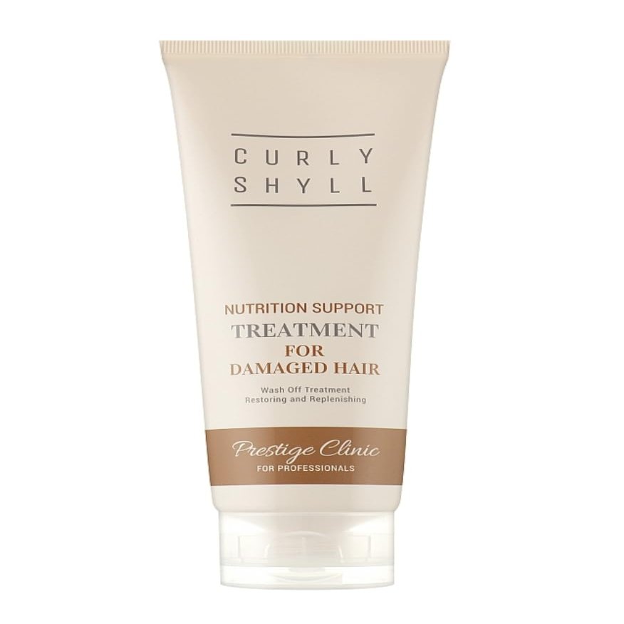 CURLYSHYLL Prestige Clinic Nutrition Support Treatment, Wash Off, for Damaged Hair Travel-Size