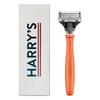 Harry's Razor for Men - Razor Handle and Razor Blade Cartridge - Shaving Gift Set for Him - Orange view 1