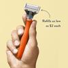 Harry's Razor for Men - Razor Handle and Razor Blade Cartridge - Shaving Gift Set for Him - Orange view 3