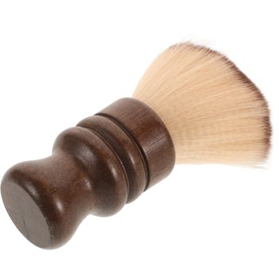 Baluue Professional Barber Duster Brush for Hair Cleaning Ergonomic Neck Brush for Barbers and Stylists Soft Bristles for Hair Removal Grooming Tool for Home and Salon Use