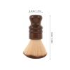 Baluue Professional Barber Duster Brush for Hair Cleaning Ergonomic Neck Brush for Barbers and Stylists Soft Bristles for Hair Removal Grooming Tool for Home and Salon Use view 2