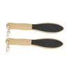NOLITOY 2pcs Foot Exfoliating Tool Double-Sided Wooden Foot Washboard for Dead Skin Removal view 1