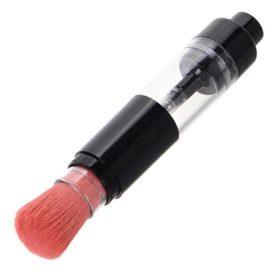 Baluue Multifunctional Press Powder Brush Refillable Container Travel-friendly Automatic Dispensing Makeup Tool for Loose and Dense Foundations for Quick Touch-ups