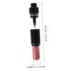 Baluue Multifunctional Press Powder Brush Refillable Container Travel-friendly Automatic Dispensing Makeup Tool for Loose and Dense Foundations for Quick Touch-ups view 2