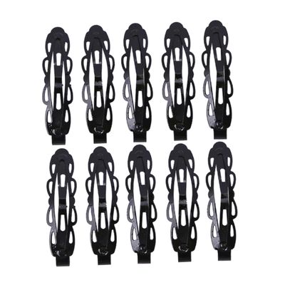 BIUDECO 10pcs Black Hair Clips for Boys and Girls Simple Design Hairpin Hair Accessories Barrette