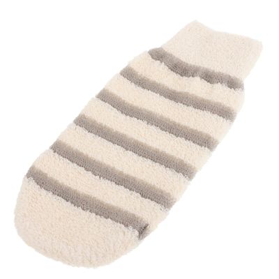 Baluue 3pcs Exfoliating Bath Mitts Dual-sided Body Scrub Gloves for Deep Cleaning and Gentle Skin for Shower and Back Scrubbing