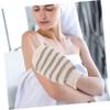 Baluue 3pcs Exfoliating Bath Mitts Dual-sided Body Scrub Gloves for Deep Cleaning and Gentle Skin for Shower and Back Scrubbing view 4