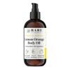 Bare Botanics Lemon Orange Body Oil (Custom Formulated) + Vanilla Hazelnut Body Coffee Scrub view 4