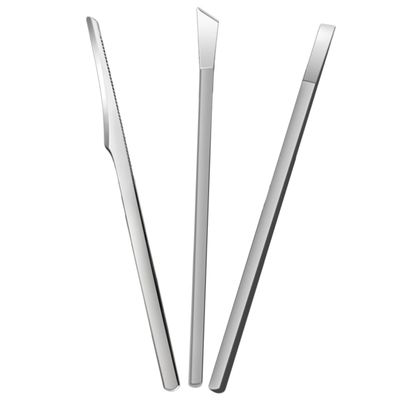PLAFOPE 3pcs Toe Pedicure Knife Kit Ingrown Toenail and Dead Skin Remover Foot Tool Set