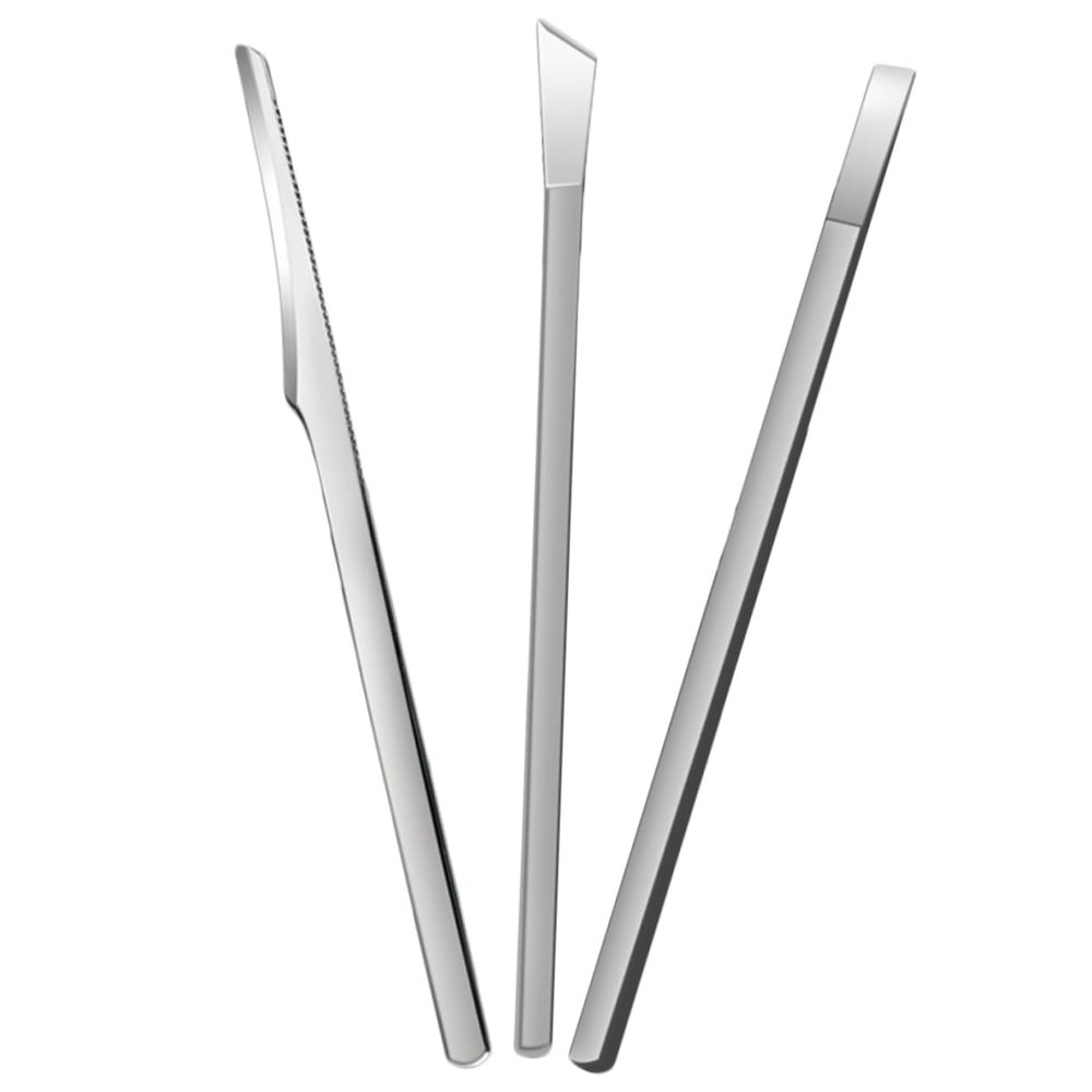 PLAFOPE 3pcs Toe Pedicure Knife Kit Ingrown Toenail and Dead Skin Remover Foot Tool Set