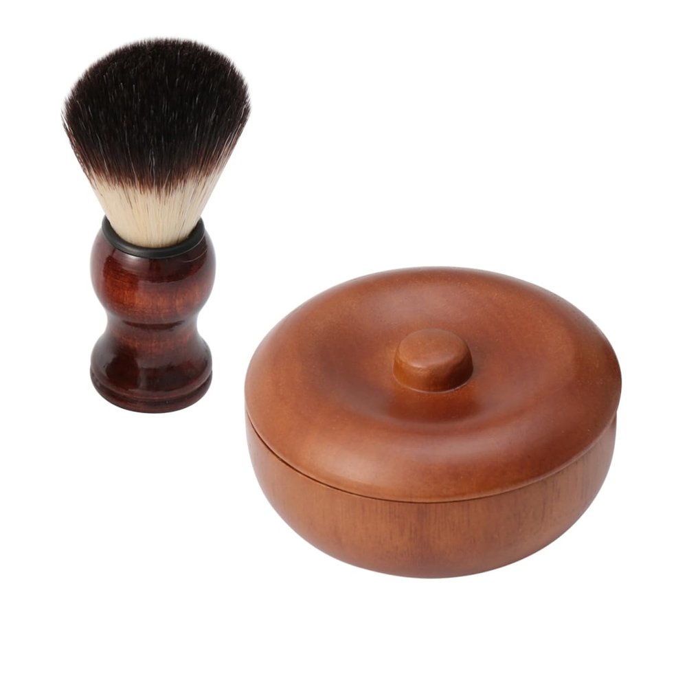 BIUDECO Beard Kits Men Shaving Brush Kit Men Shaving Brush Set Beard Wet Razor Shave