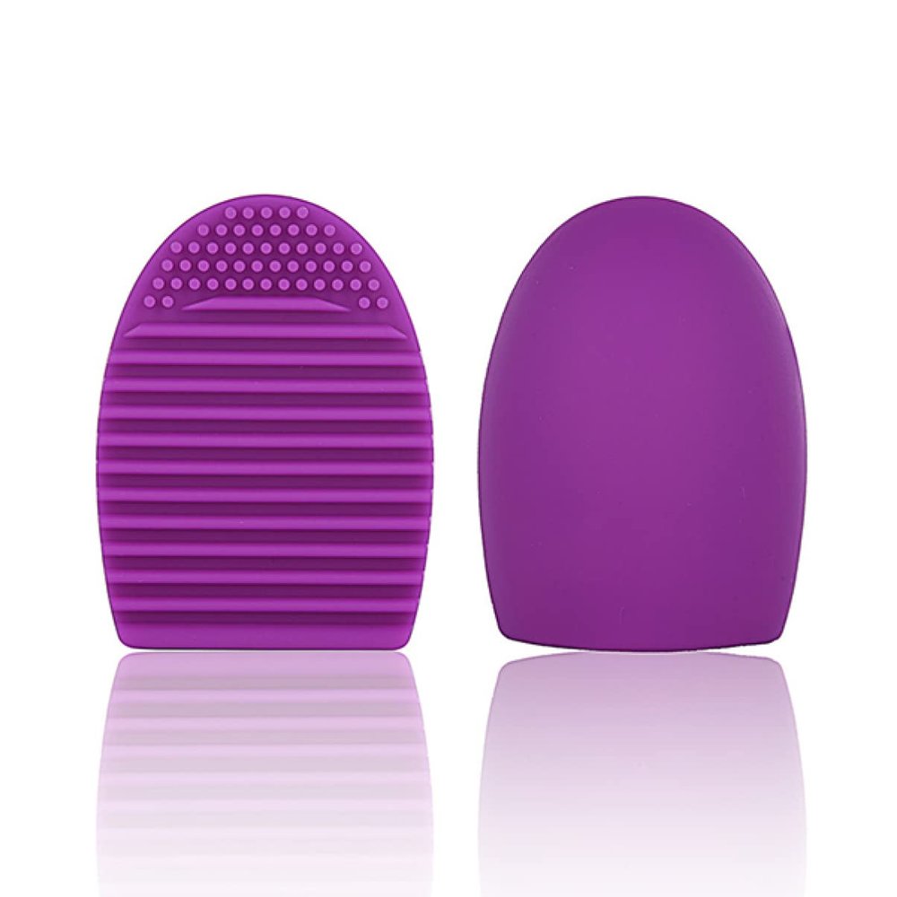 BIUDECO Silicone Cosmetic Brush Egg Makeup Brush Cleaner Eco-friendly Odorless Handheld for Home Travel